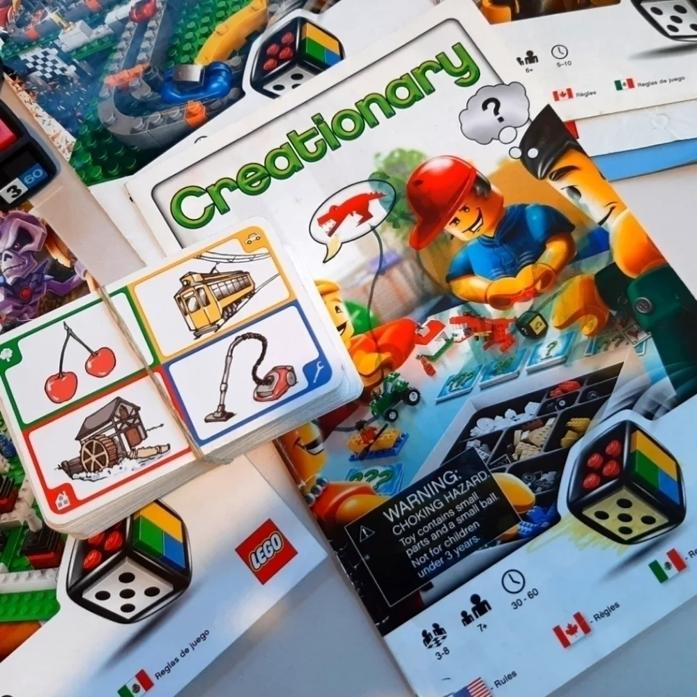 Lego Game Lot Pieces Dice Instruction Manual Replacement Booklets